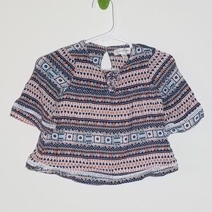 Jessica Simpson Boho Bell Sleeve Shirt 12-18m